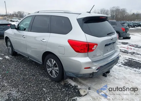 2017 Nissan Pathfinder S из США, поврежденный, VIN 5N1DR2MM6HC639215